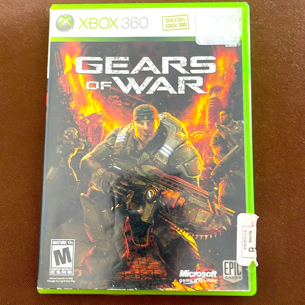 Gears of War Xbox 360 Video Game Complete with Booklet Manual Epic Games